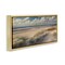 Stupell Industries Rolling Clouds Beach Scenery Floating Frame Design by Mike Calascibetta